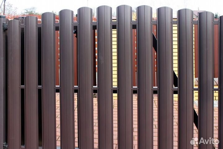 Штакетник металлический для забора