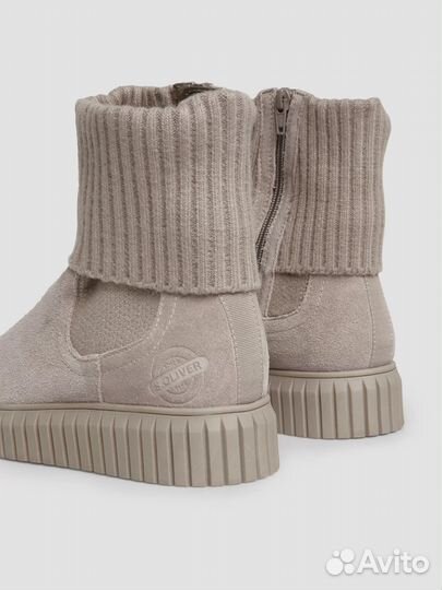 Сапоги s.Oliver р.39 натуральная кожа