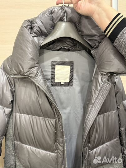 Пуховик зимний женский 44 46 серый