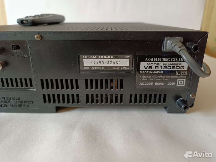 Видеоплеер пишущий Akai VS-R120EDG Япония