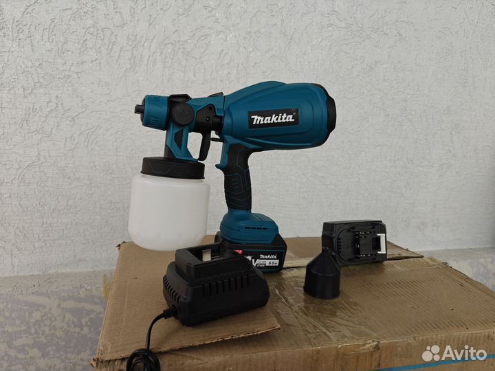 Краскопульт на АКБ