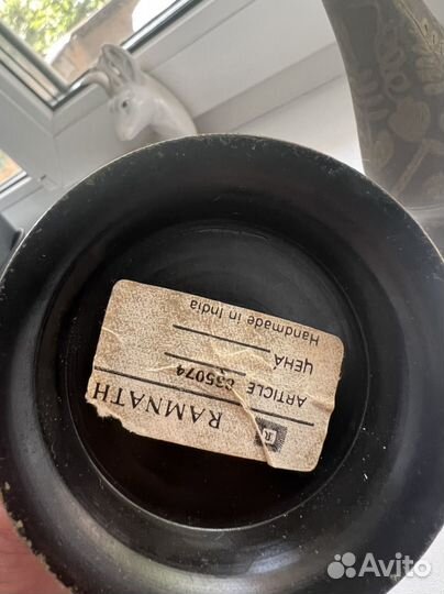 Кувшин декоративный из индии