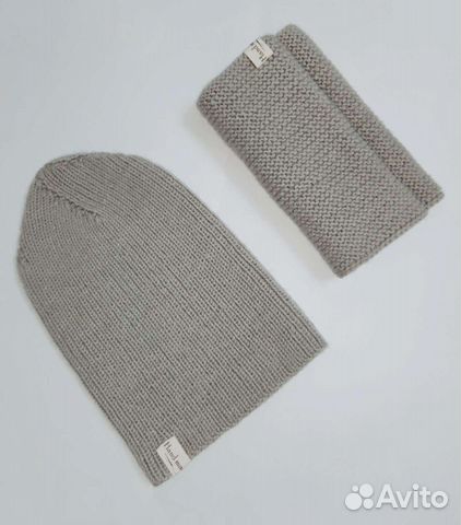 Комплект шапка и снуд