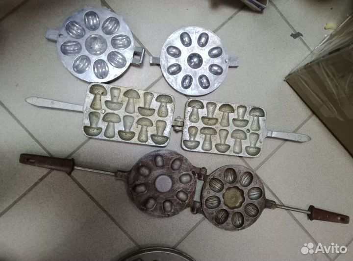 Орешница вафельница СССР 3 шт одним лотом