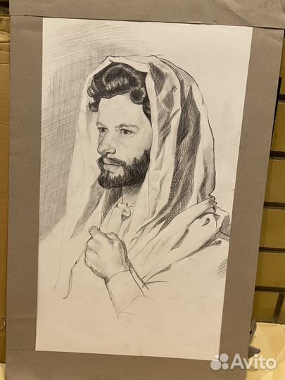 Картина карандашом/пастелью