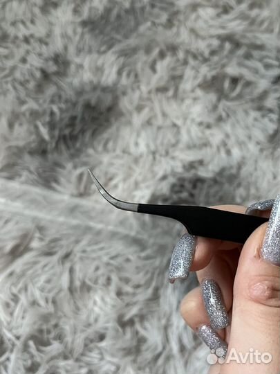 Пинцет для наращивания ресниц