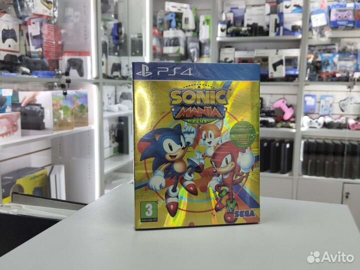 Диск на PS4 Sonic Mania Plus