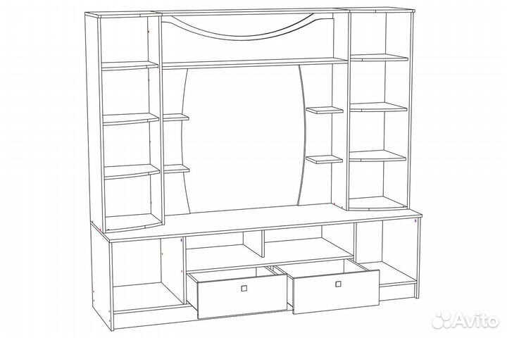 Стенка Ольбия (центральная секция)