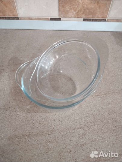 Кастрюля из жаропрочного стекла