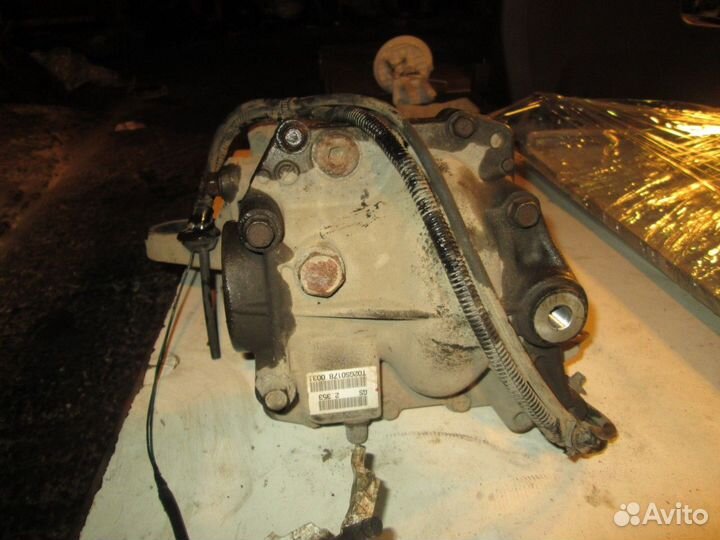 Редуктор заднего моста. муфта отдельно