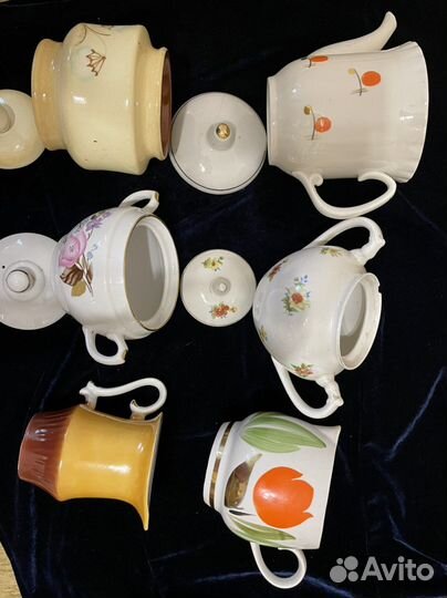Сахарницы, чайник, молочники СССР