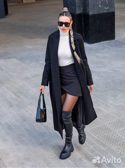 Пальто женское с кашемиром
