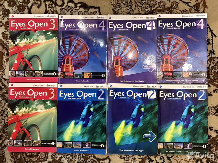 Учебники Face2face, Think, Eyes Open и другие