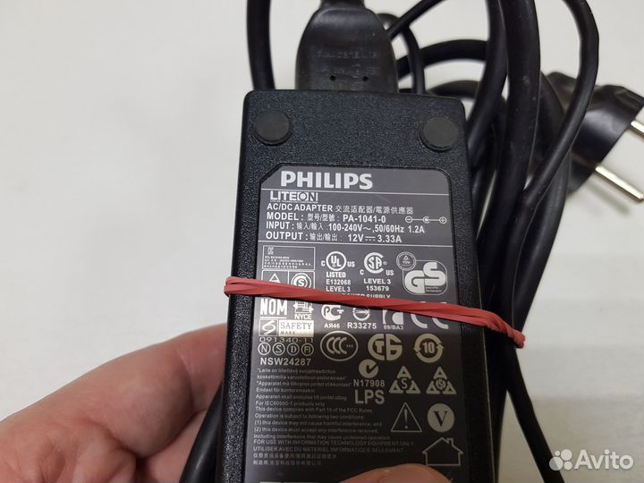 Блок питания для монитор Philips 12V 3.33A