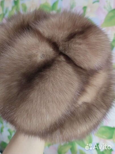 Шапка мужская из баргузинского соболя