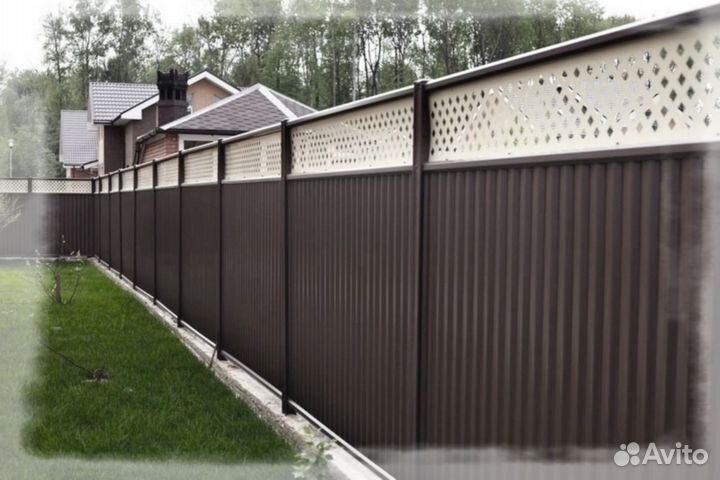 Забор из профнастила