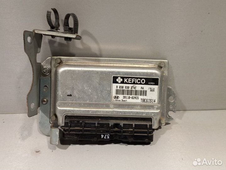 Блок управления двигателем Hyundai Getz G4HG 2007