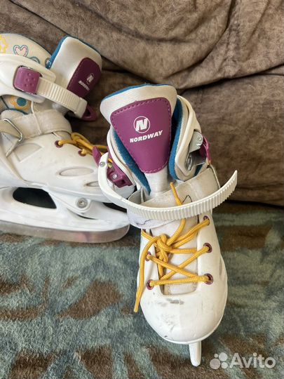 Коньки детские раздвижные 30 33