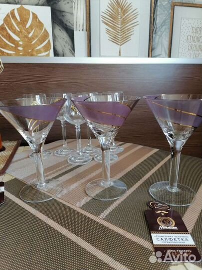 Фужеры, стаканы, хрусталь