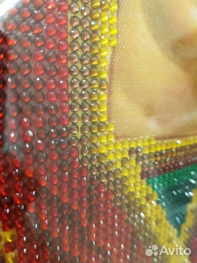 Готовая икона Богородица (алмазная мозаика)