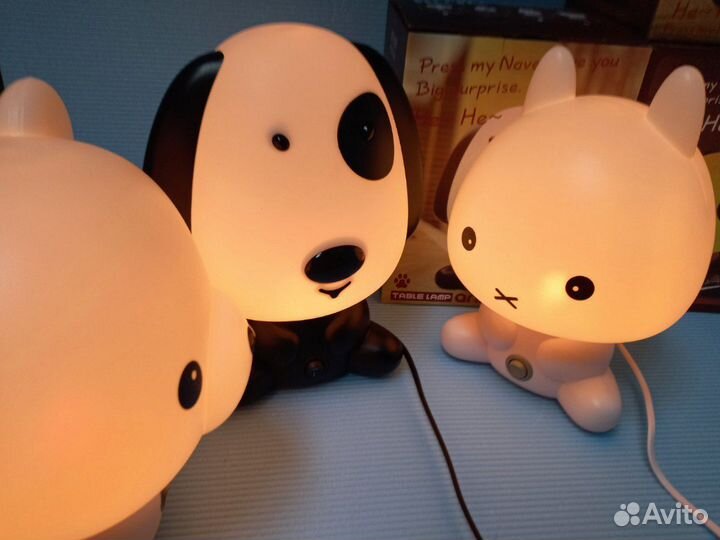 Ночник детский большой теплый свет