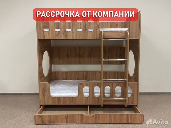 Детская двухъярусная кровать 