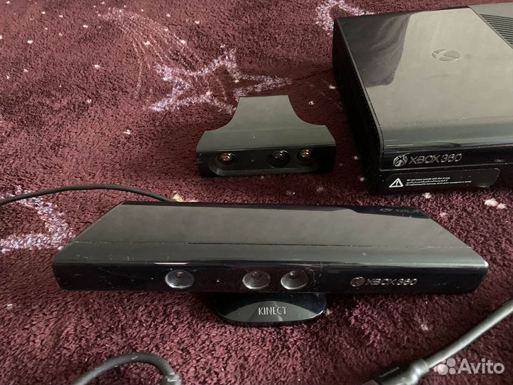 Xbox 360E Freeboot Aurora + Kinect + 3 джойстика