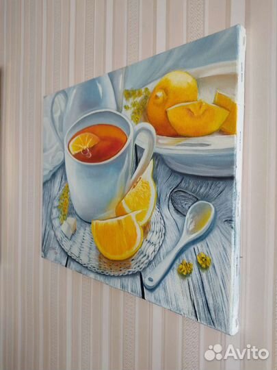 Картина маслом на холсте натюрморт