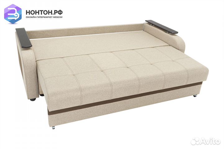 Диван еврокнижка Севилья бежевый