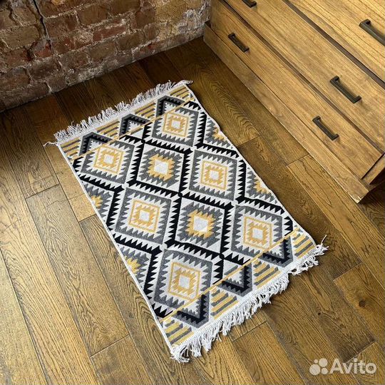 Ковер двухсторонний килим лофт etno бохо сканди