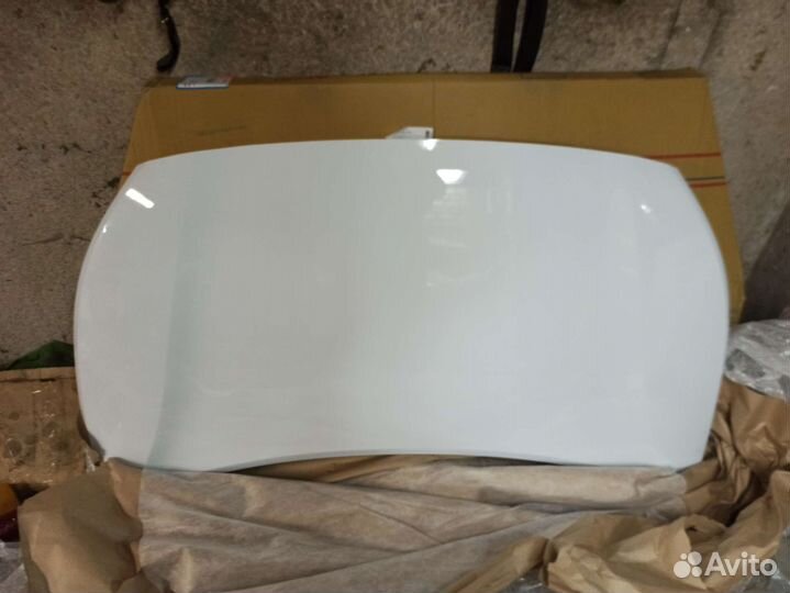 Капот на Kia ceed 2 белый JD, новый