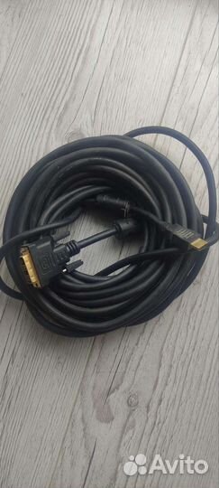 Кабель 10м hdmi - DVI