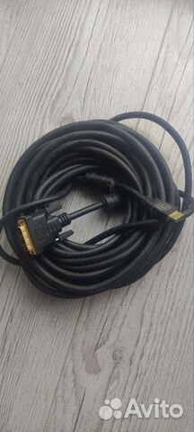 Кабель 10м hdmi - DVI