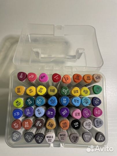 Маркеры для скетчинга двухсторонние