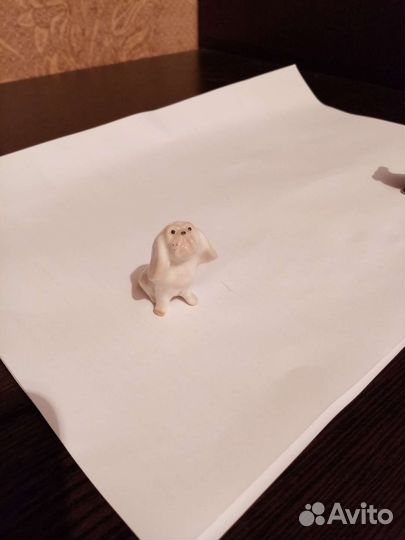 Фарфоровые статуэтки собака лфз