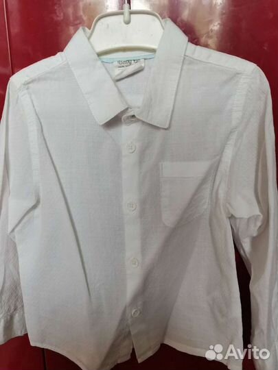 Рубашка белая для мальчика
