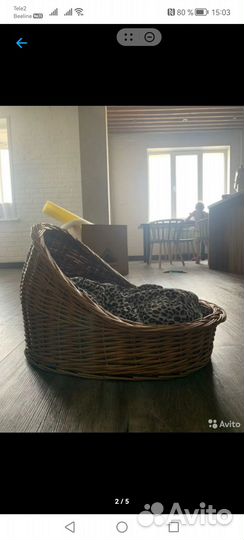 Лежанка для маленьких и средних собак и кошечек