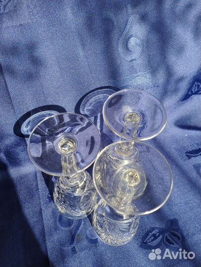 Хрустальные рюмки на ножке СССР