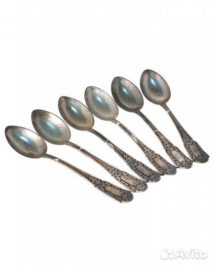 Набор серебряных чайных ложек