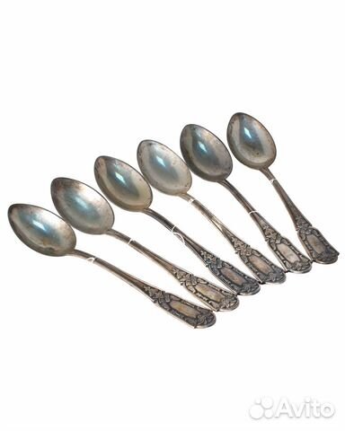 Набор серебряных чайных ложек