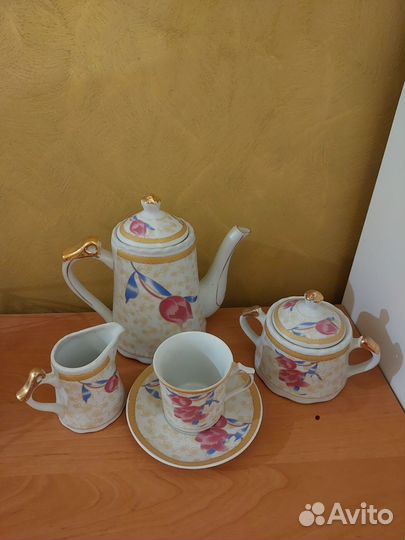 Чайный кофейный сервиз 6 персон посуда новый
