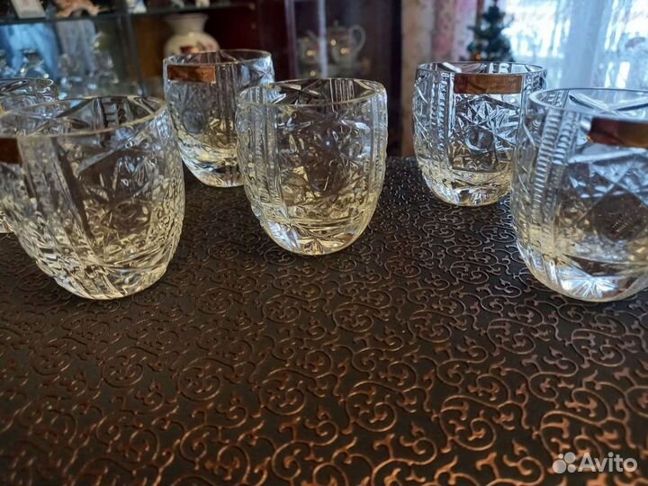 Хрустальные рюмки СССР