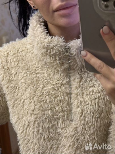 Плюшевая кофта женская