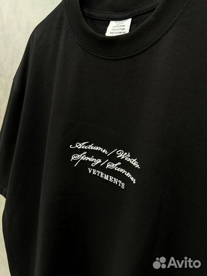 Футболка Vetements (сезоны Хит 2024)