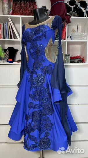 Платье для бальных танцев стандарт ю2