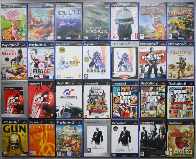 Лицензионные игры для PS2 (PAL) (1 часть - A-O)