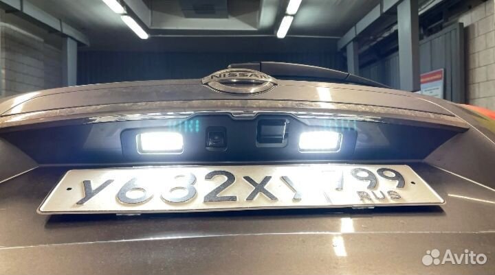 Светодиодная подсветка номера Nissan