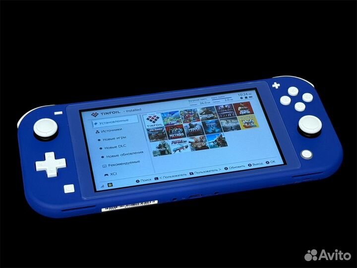 Nintendo switch Lite (прошит, 128 гб)