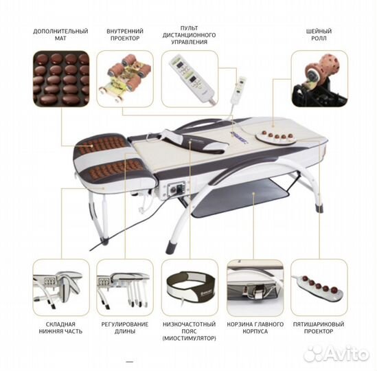 Кровать массажная nuga best N4