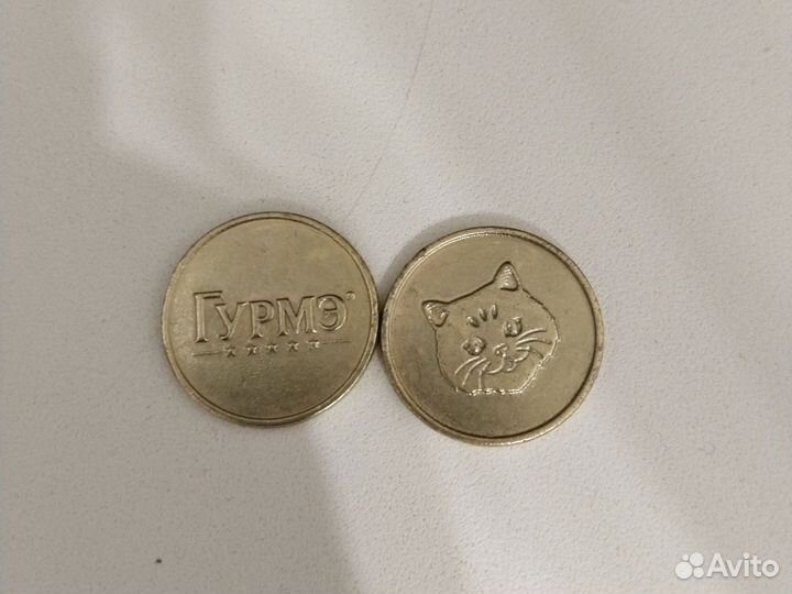 Монетка магнит 